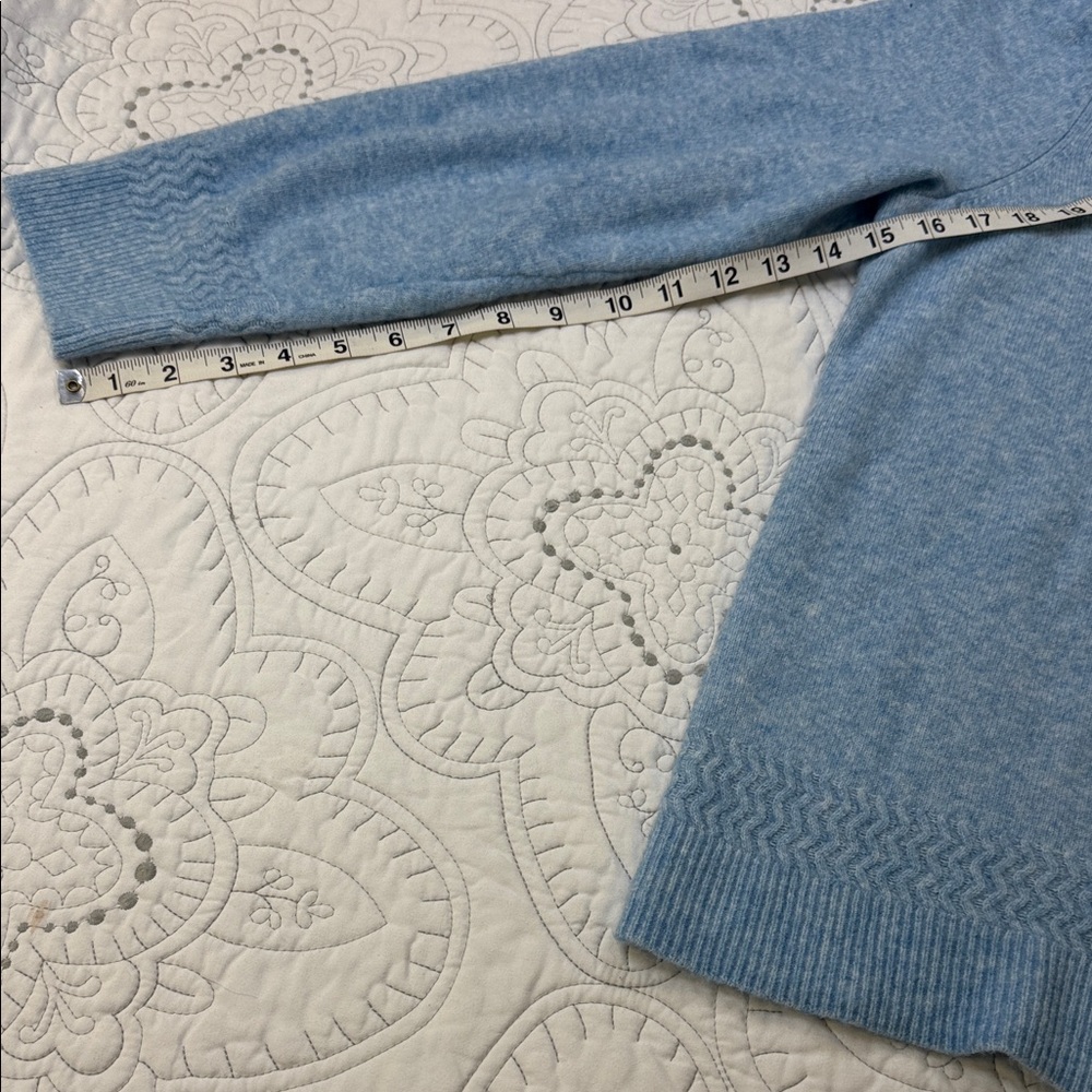 Style & Co. NWT Luxe Soft Light Blue Cardigan - Women’s Long Sleeve Sweater XL - Picture 7 of 10